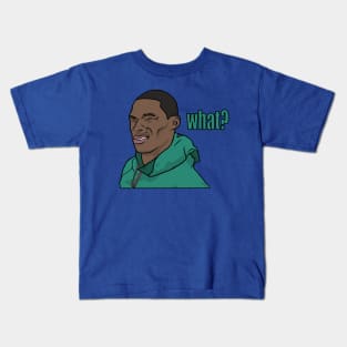 Russell Westbrook "What?" Kids T-Shirt